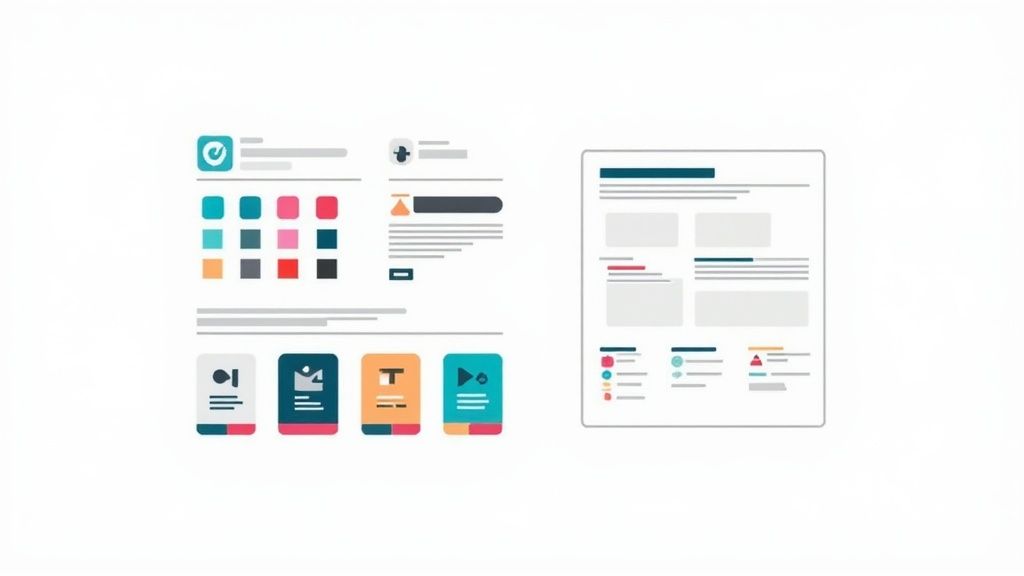 A homeowner looking stressed while searching on their smartphone in a dimly lit, warm-looking room.