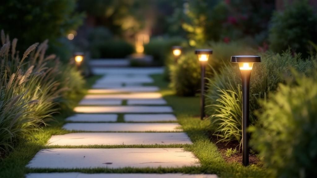 Solar-Powered Path and Accent Lighting