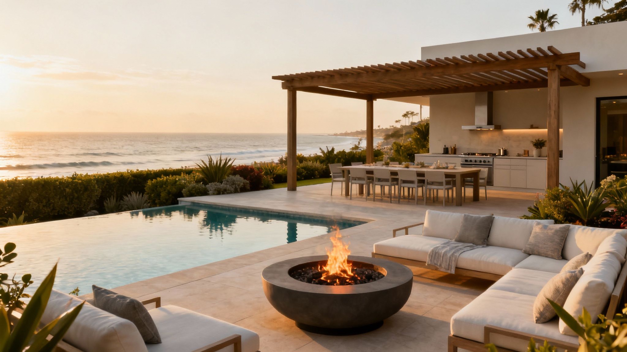 Outdoor Living Spaces with Entertainment Areas