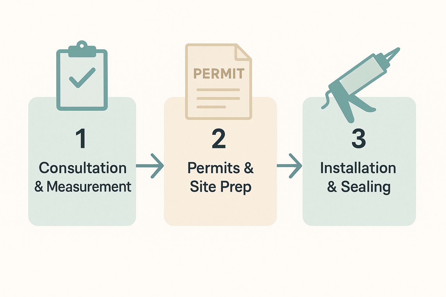 Infographic about the ultimate guide to window & door installation in pacific grove
