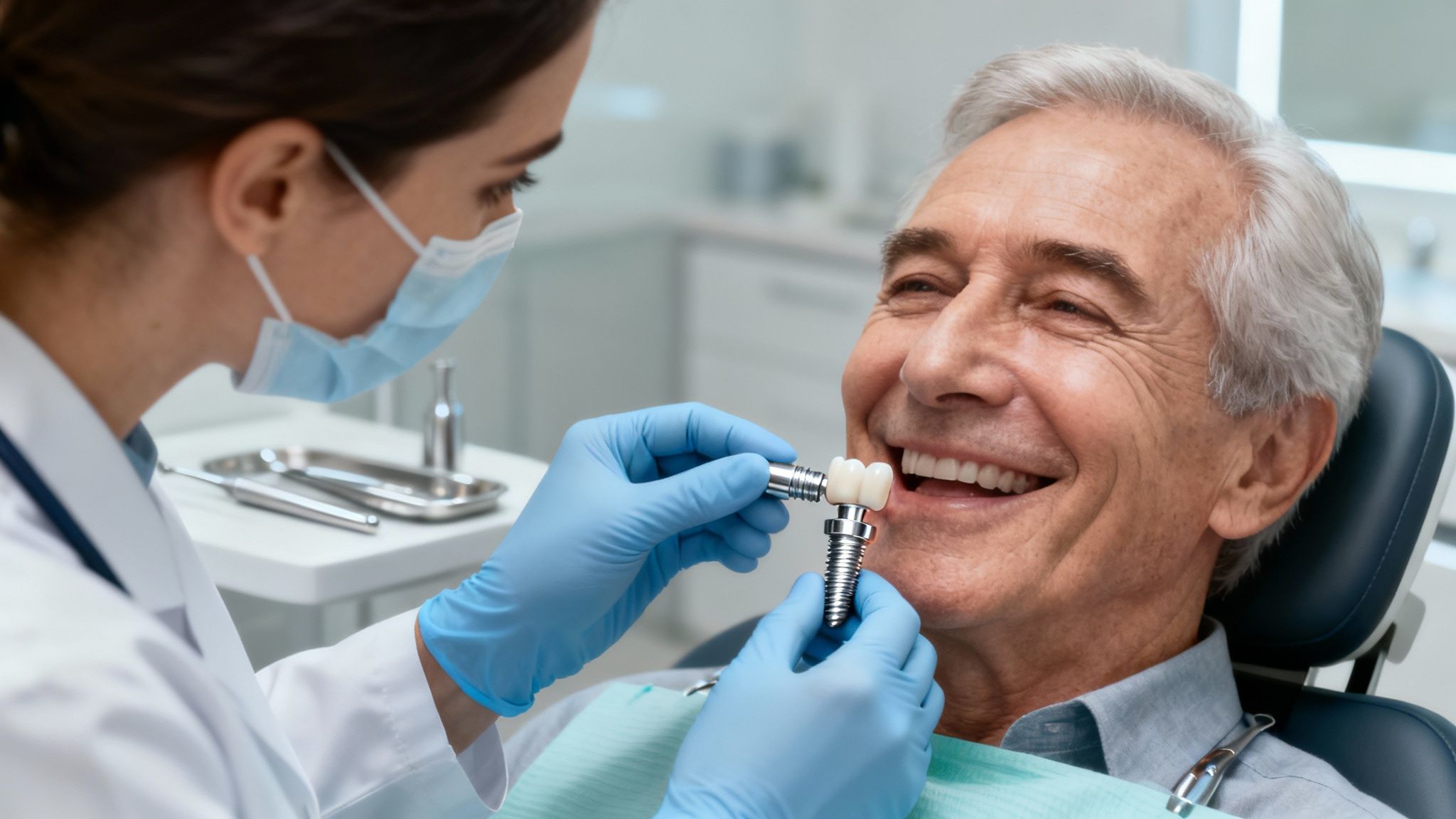 Woman smiling confidently, showcasing the results of modern restorative dentistry