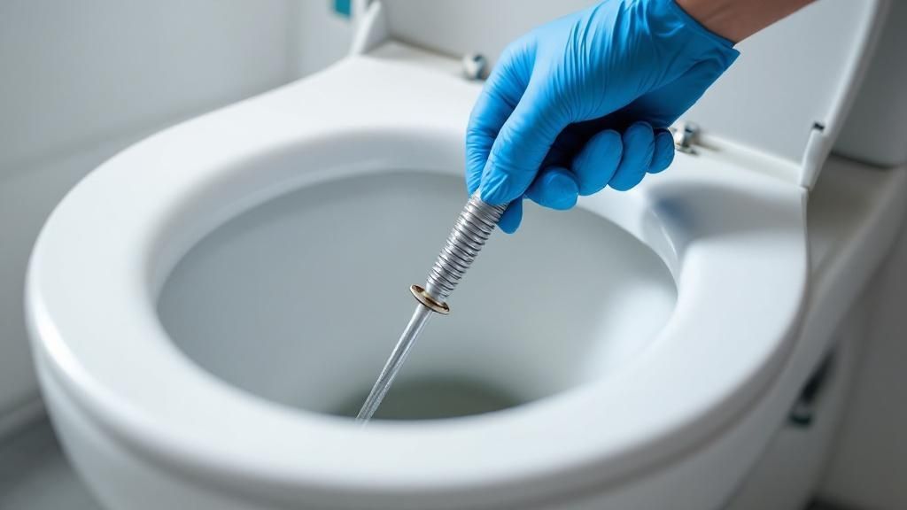 Toilet Auger (Closet Auger) Method