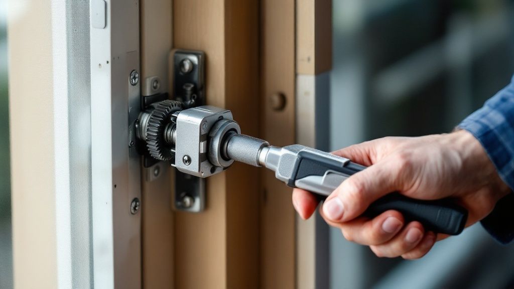 Casement Window Hardware Adjustment and Replacement