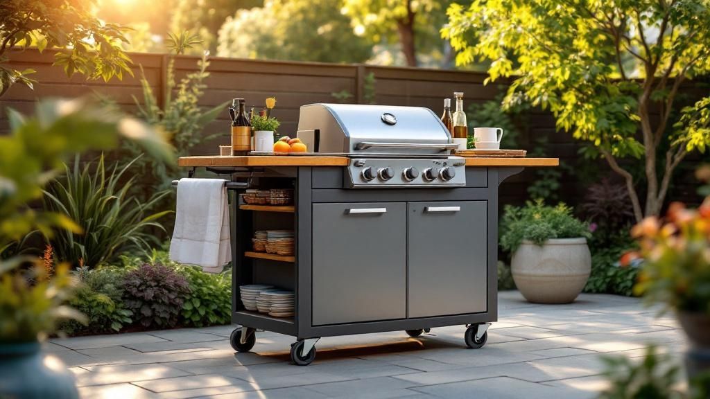 The Mobile Cart Outdoor Kitchen: Ultimate Flexibility