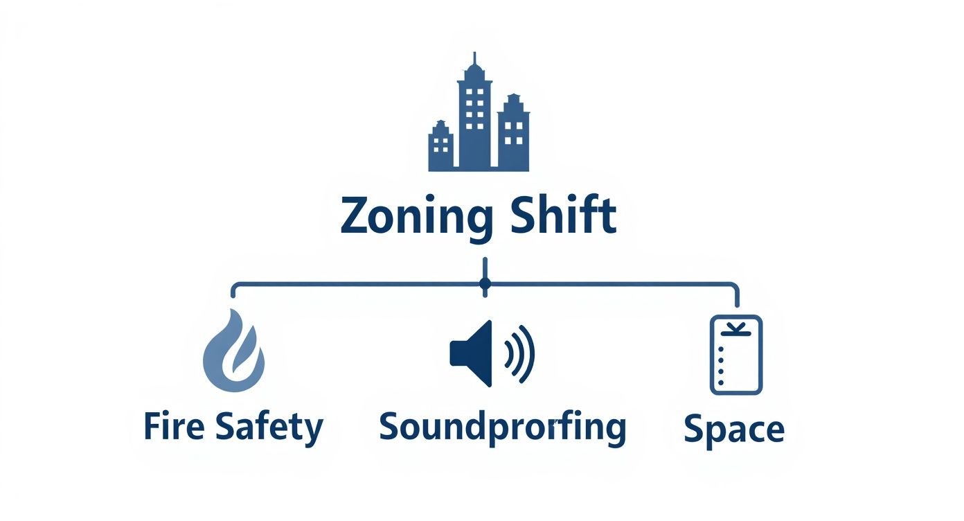 From Single-Family to Multifamily: New Zoning Rules and Smarter Building Materials in the Bay Area 1 Infographic about from single-family to multifamily: new zoning rules in the bay area with smarter building materials
