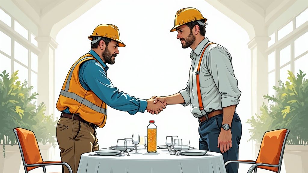 A graph showing a positive return on investment for a paid advertising campaign.