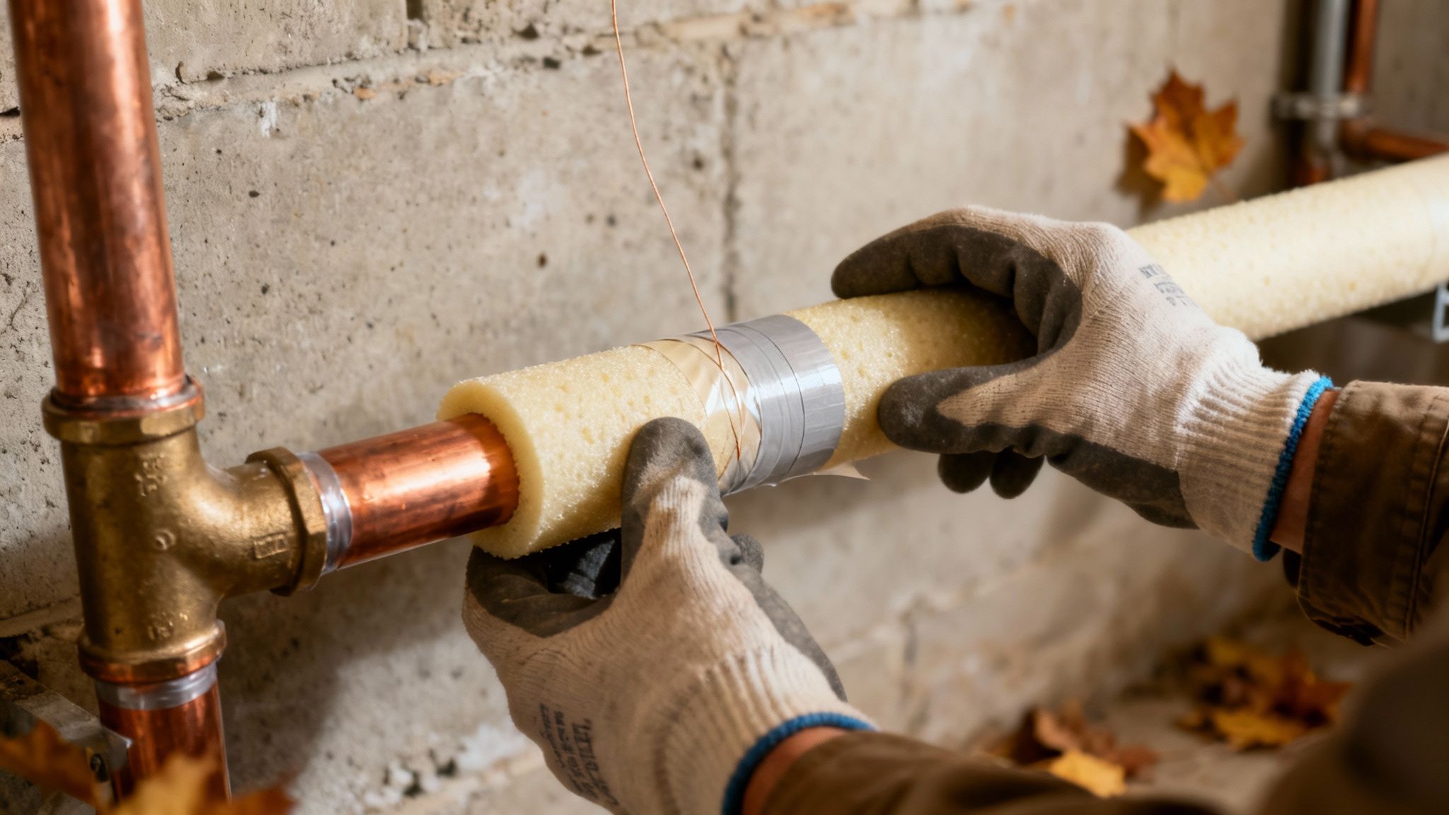 1. Insulate Your Vulnerable Pipes Before the First Frost