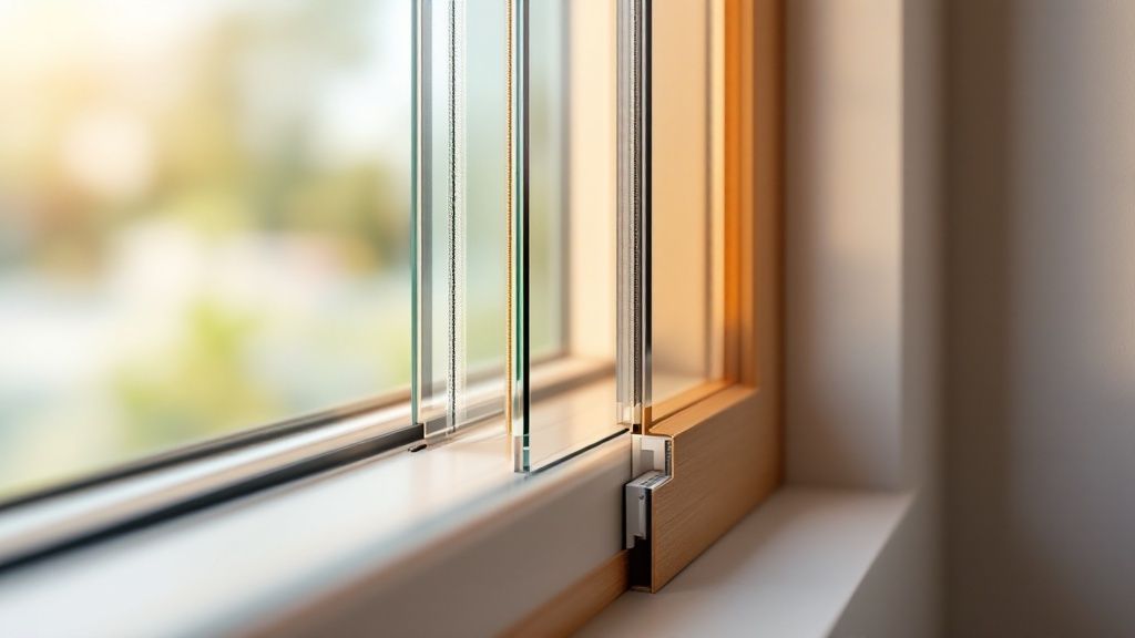 A certified installer carefully sealing a newly installed window, demonstrating professionalism and attention to detail.