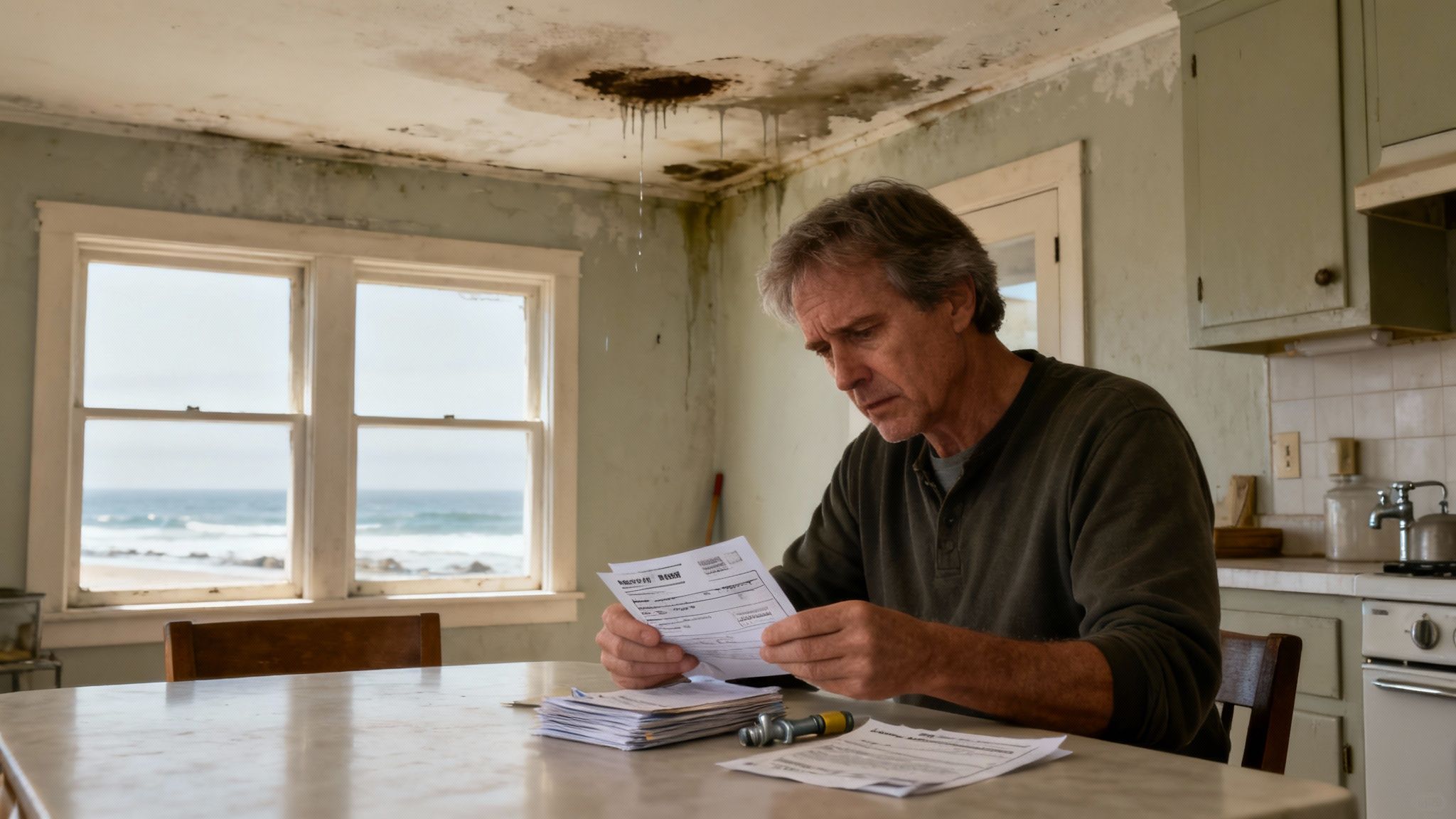 Why More Homeowners Are Choosing to Repipe Instead of Repair - And When You Should Too 1 Close-up of a plumber's hands using a wrench to tighten a pipe joint in a residential home.