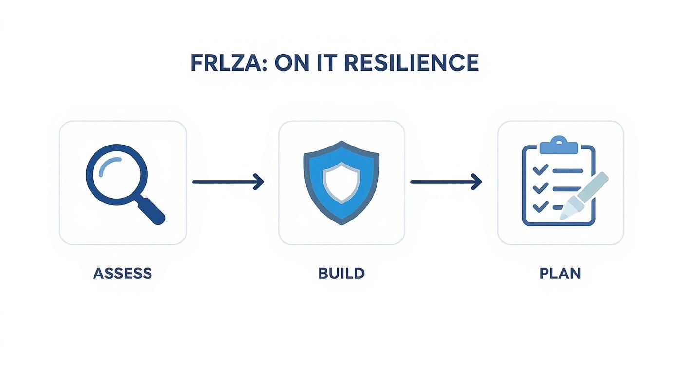 Infographic about avoid downtime during local infrastructure projects with smart it planning