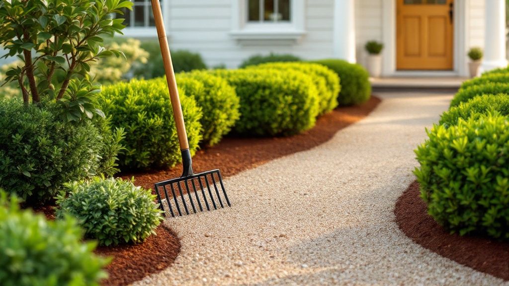 Remove Organic Debris and Maintain Clean Landscaping