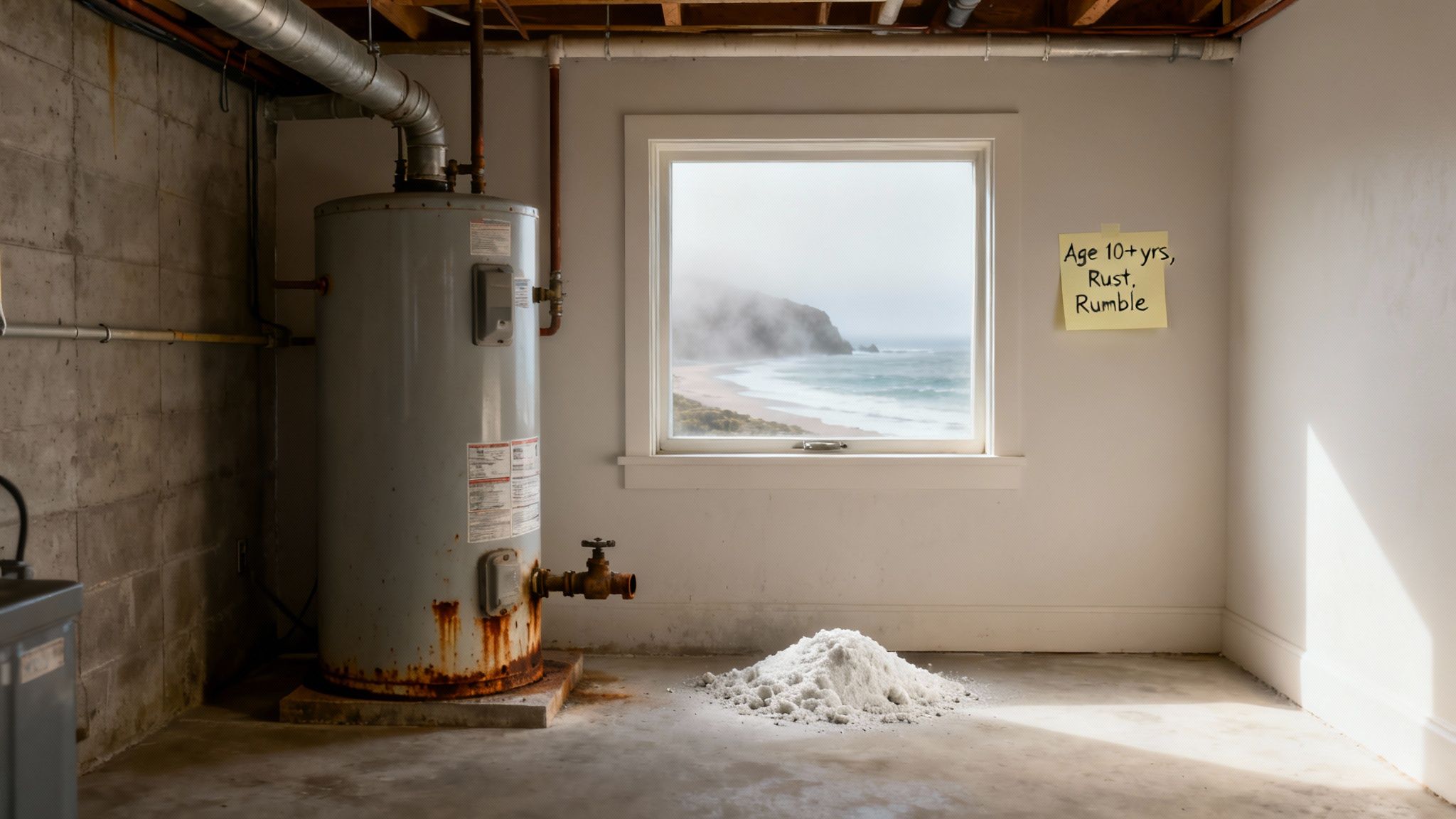 Water Heater in Coastal Home