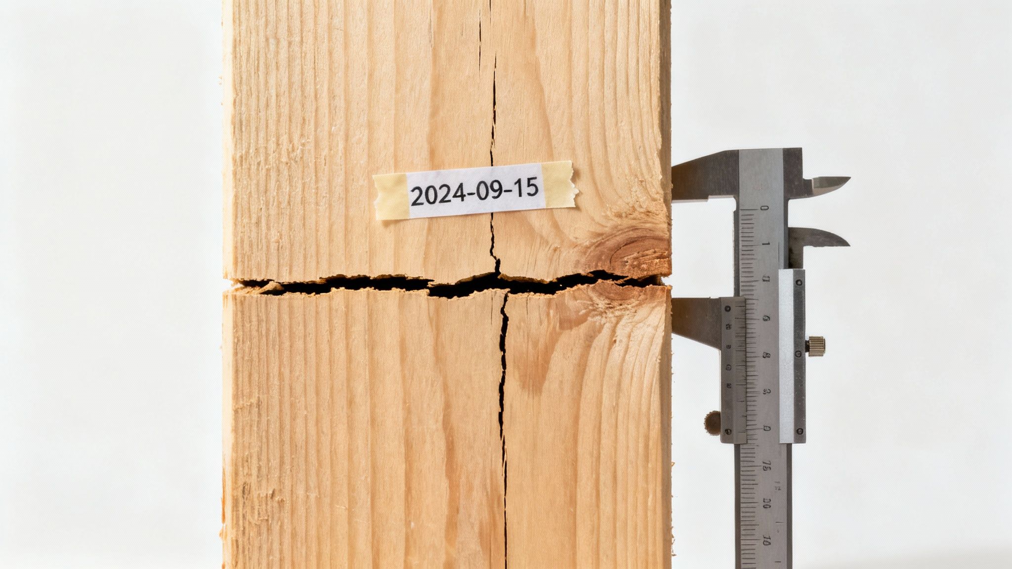 Assess Structural Cracks and Wood Splitting