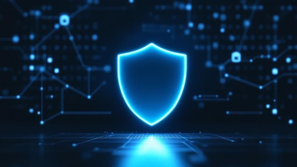 A diagram illustrating the Principle of Least Privilege, showing only necessary connections being allowed through a firewall while all others are blocked.