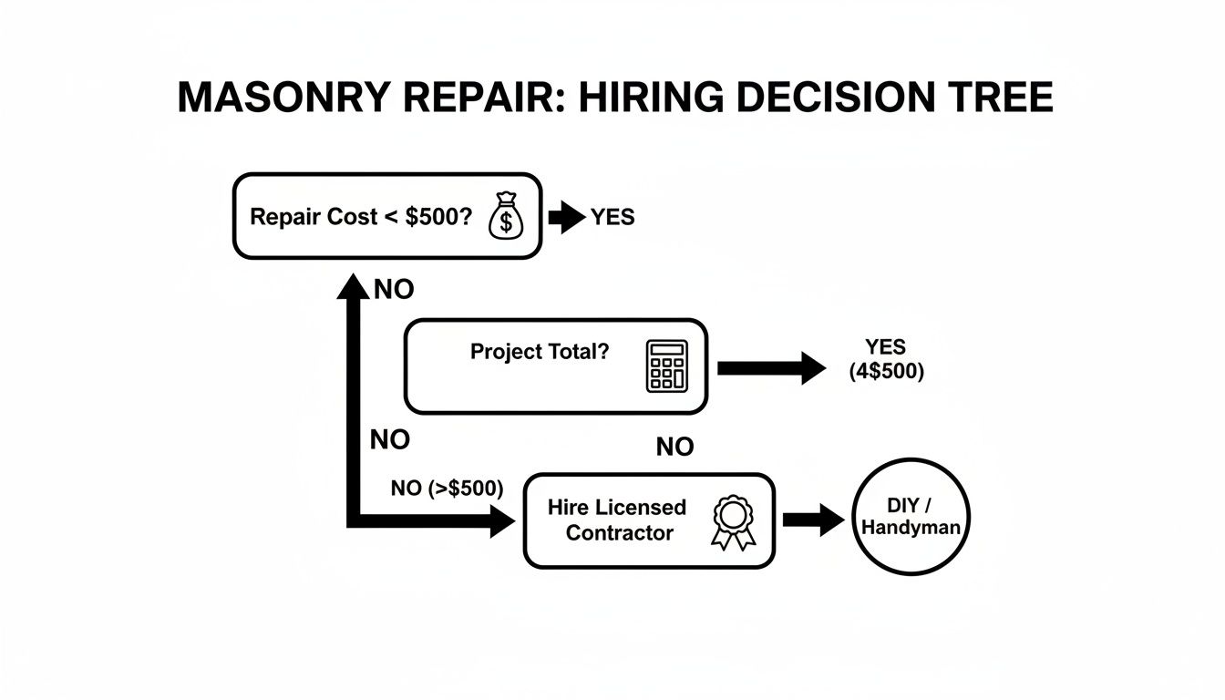 Decision tree flowchart outlining <a href=