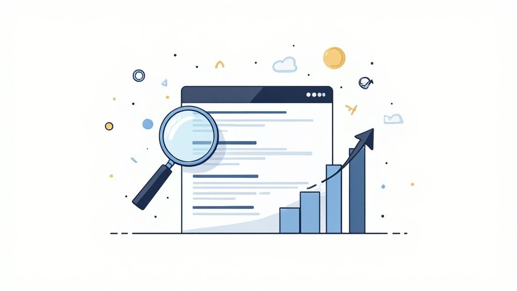 A diagram showing the core components of a successful local SEO strategy for contractors, including Google Business Profile, local keywords, and online reviews.