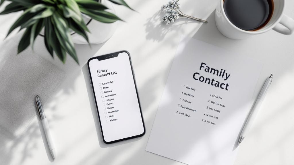 Notify Close Family Members and Friends