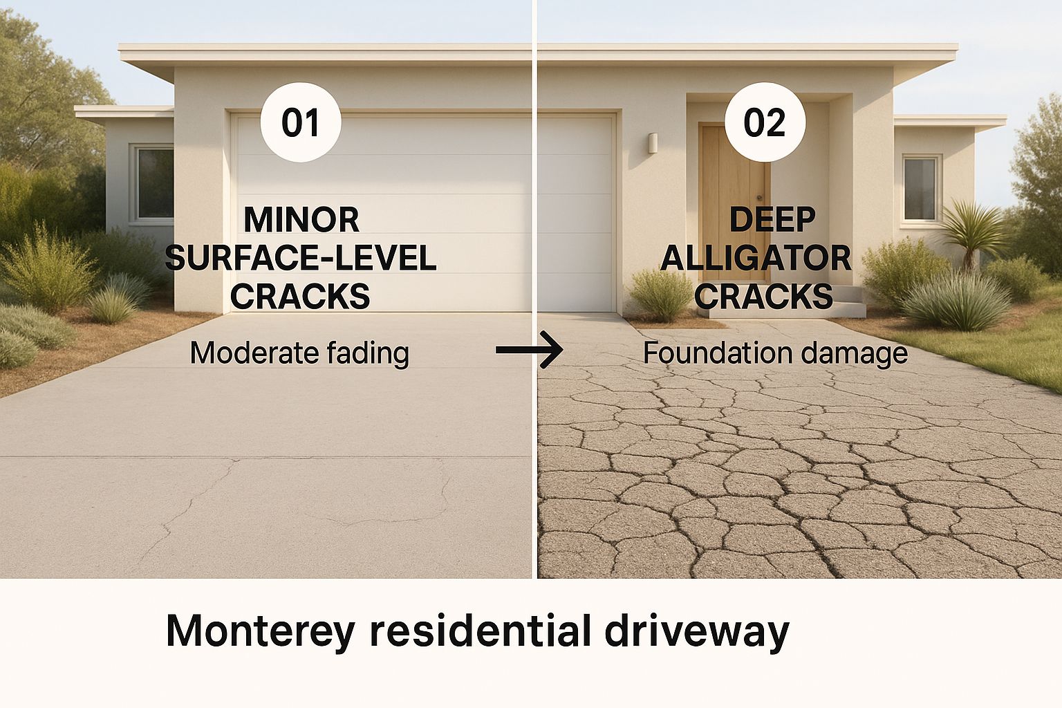 Infographic about your guide to asphalt resurfacing in monterey