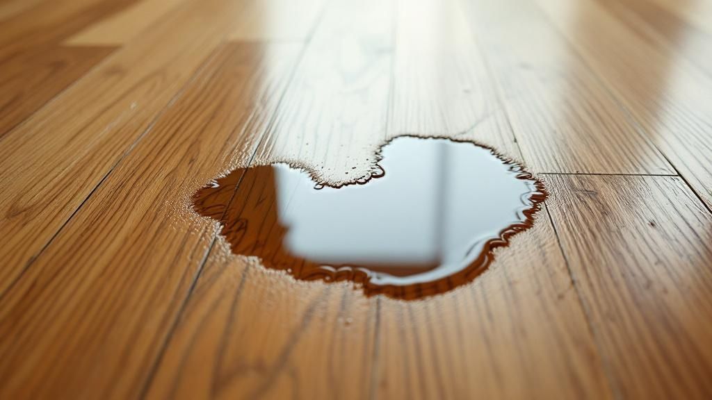 Unexplained Water Damage or Wet Spots on Floors