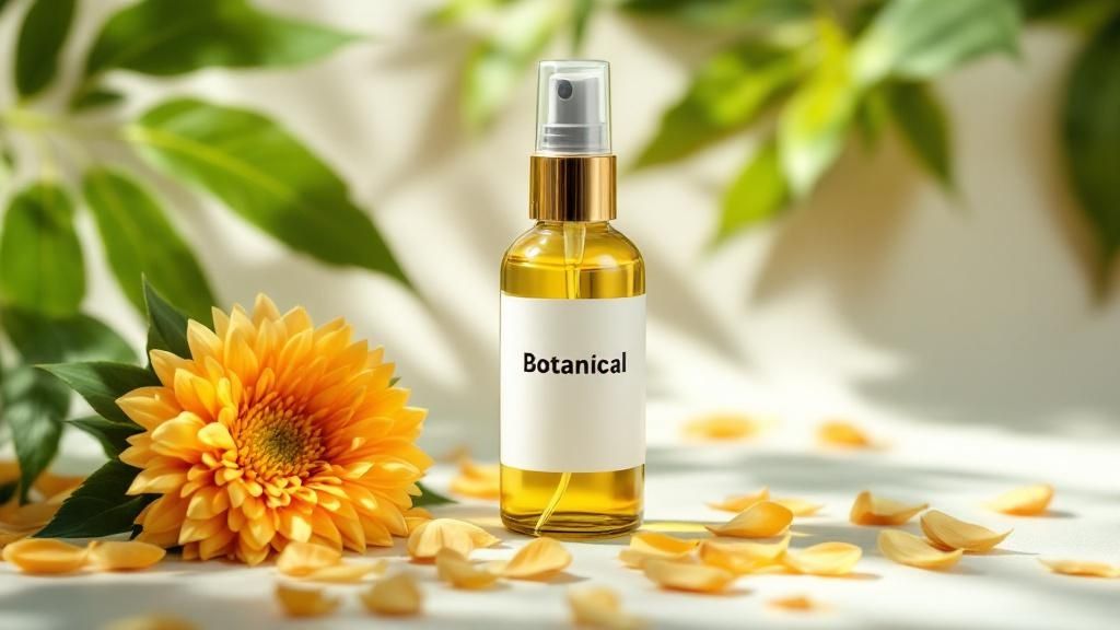 Spraying botanical pesticides on plants