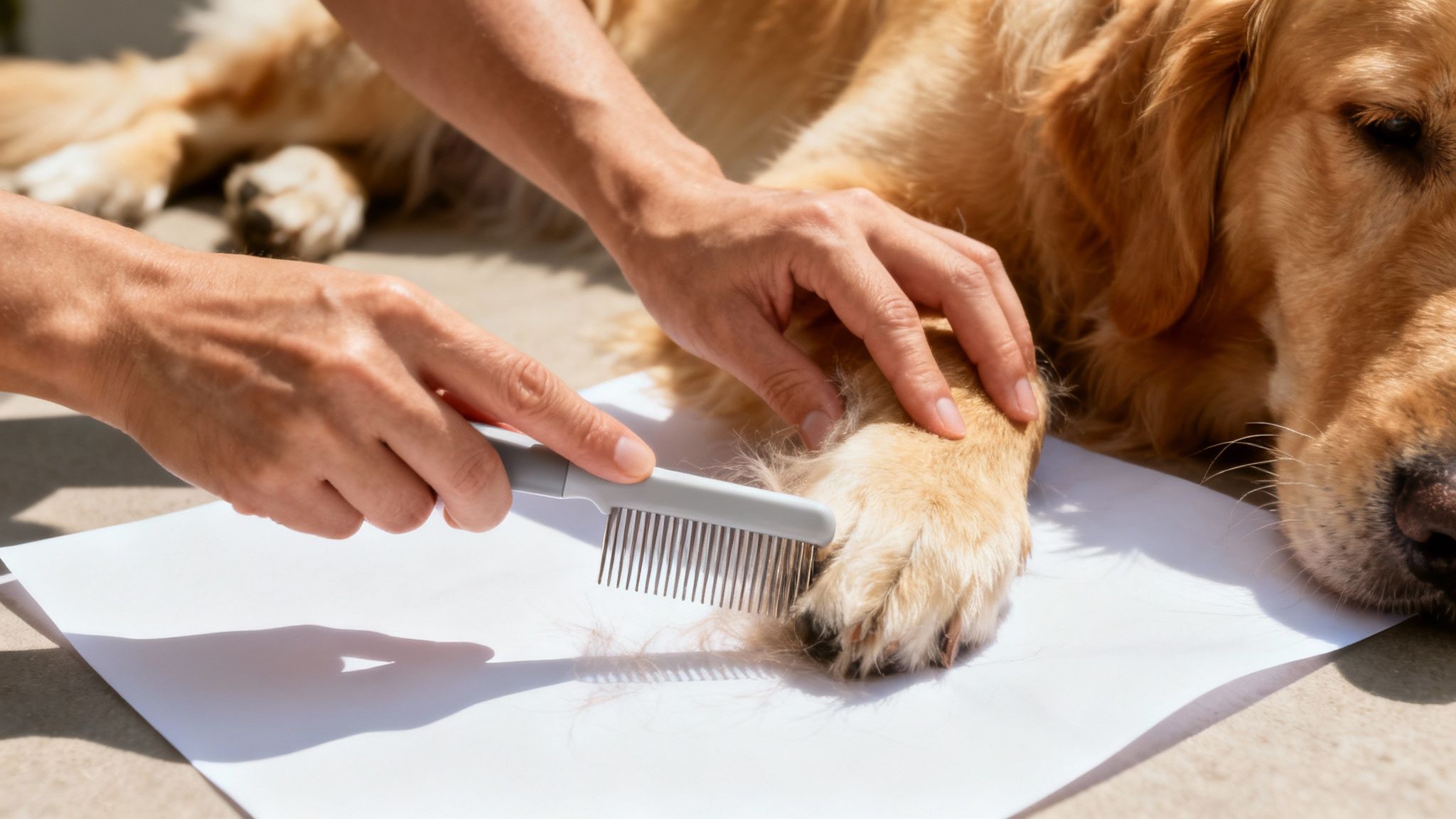 Regular Grooming and Manual Removal