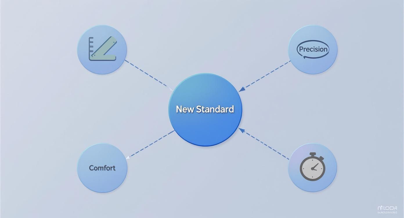 Infographic about why high-tech dentistry is becoming the new standard for adults and seniors in phoenix