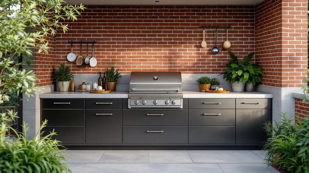 Galley-Style Linear Kitchen