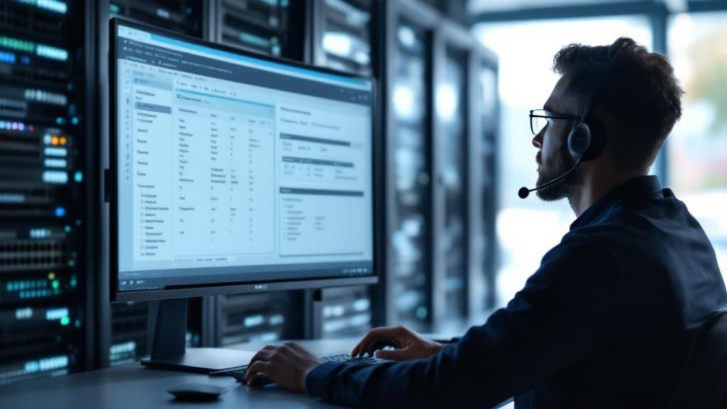 A diagram showing the cyclical process of configuration management, including planning, identification, control, status accounting, and verification and audit.