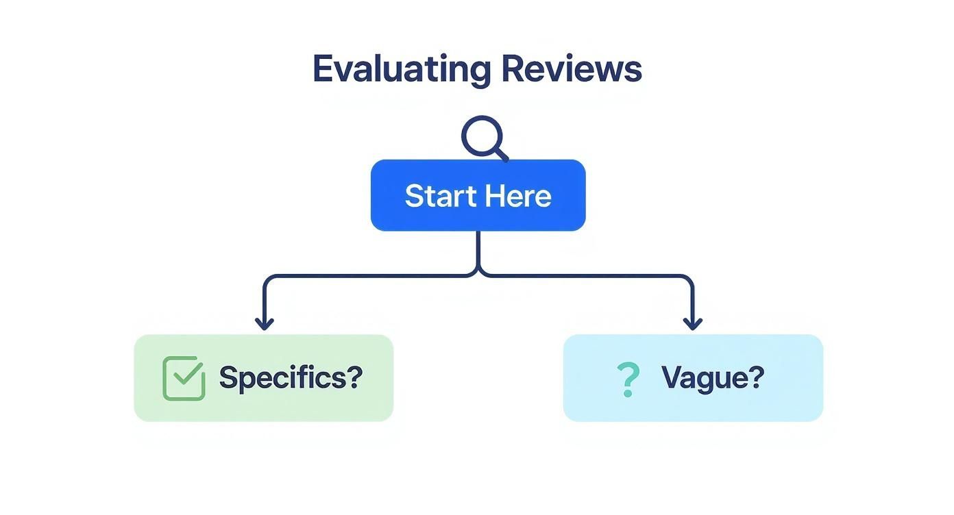 Infographic about trust, transparency, and testimonials: choosing the right hospice for your loved one