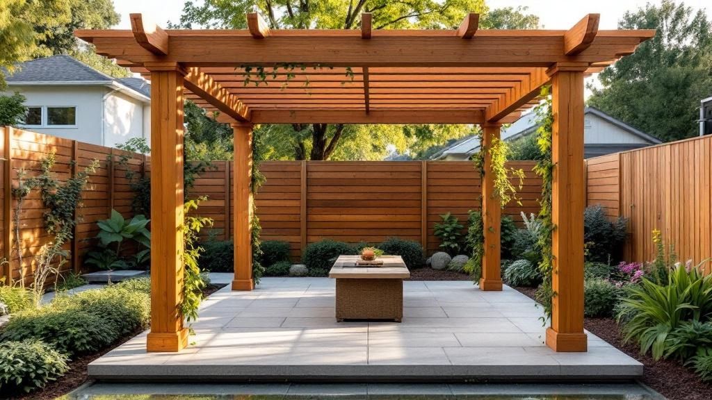 Classic Wooden Pergola