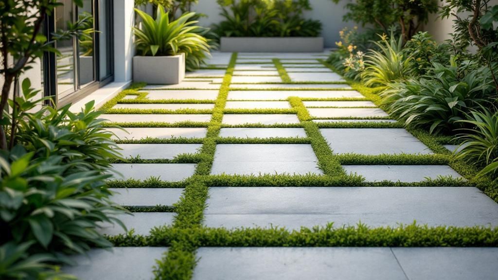 Paver and Plant Integration Designs