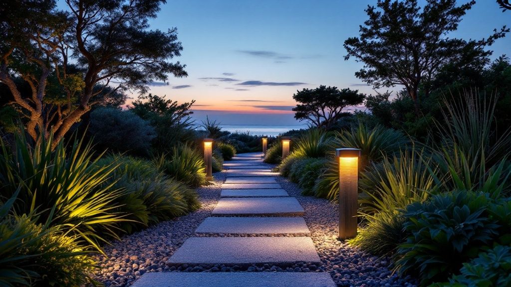 Coastal-Resistant Path and Garden Lighting