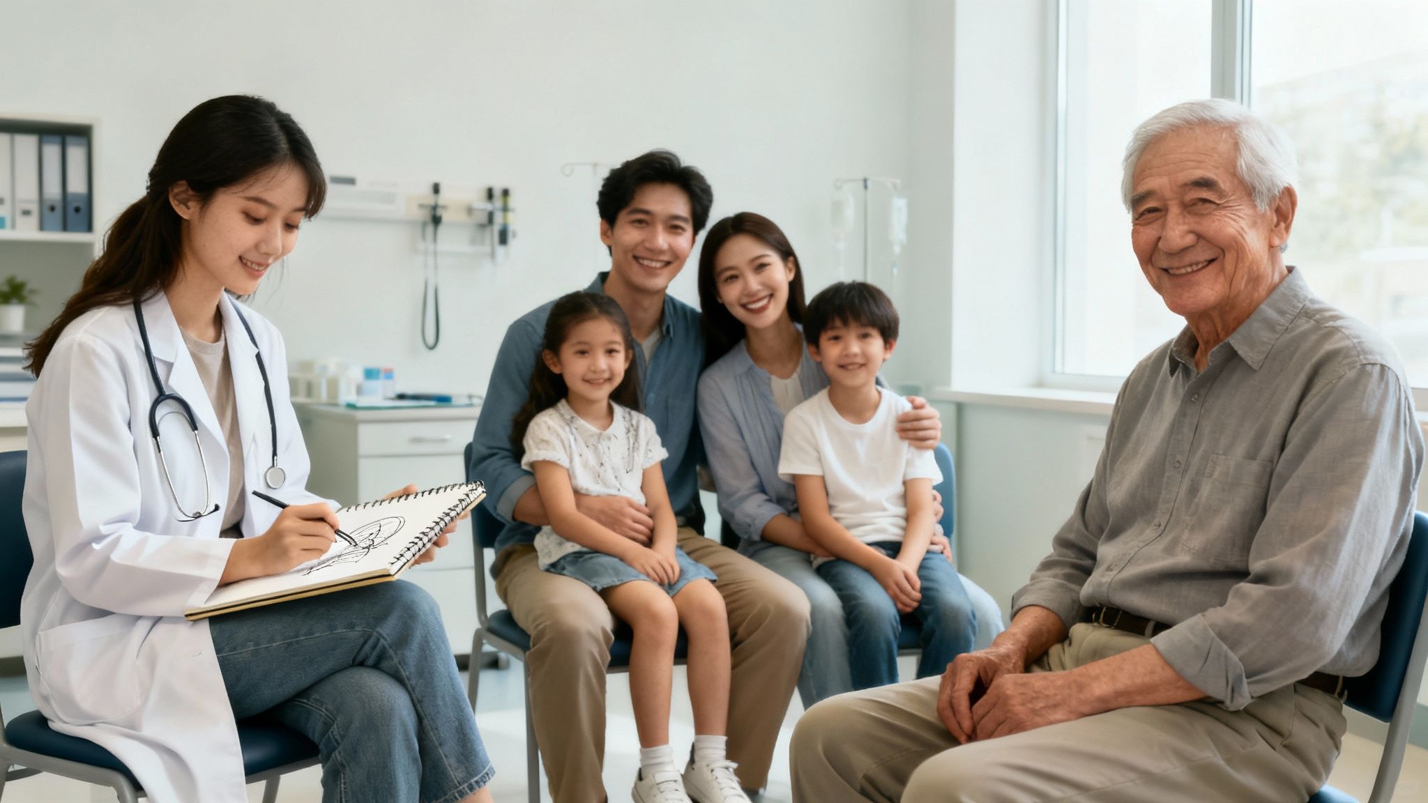 A dentist at Beyond Dental Care explains dental plan options to a patient in Phoenix, AZ.