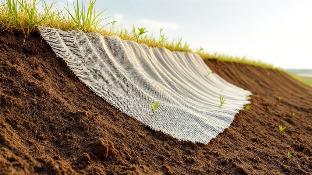 The Best Ways to Prevent Soil Erosion on Construction Sites & Developed Properties 3 Erosion Control Blankets and Mats