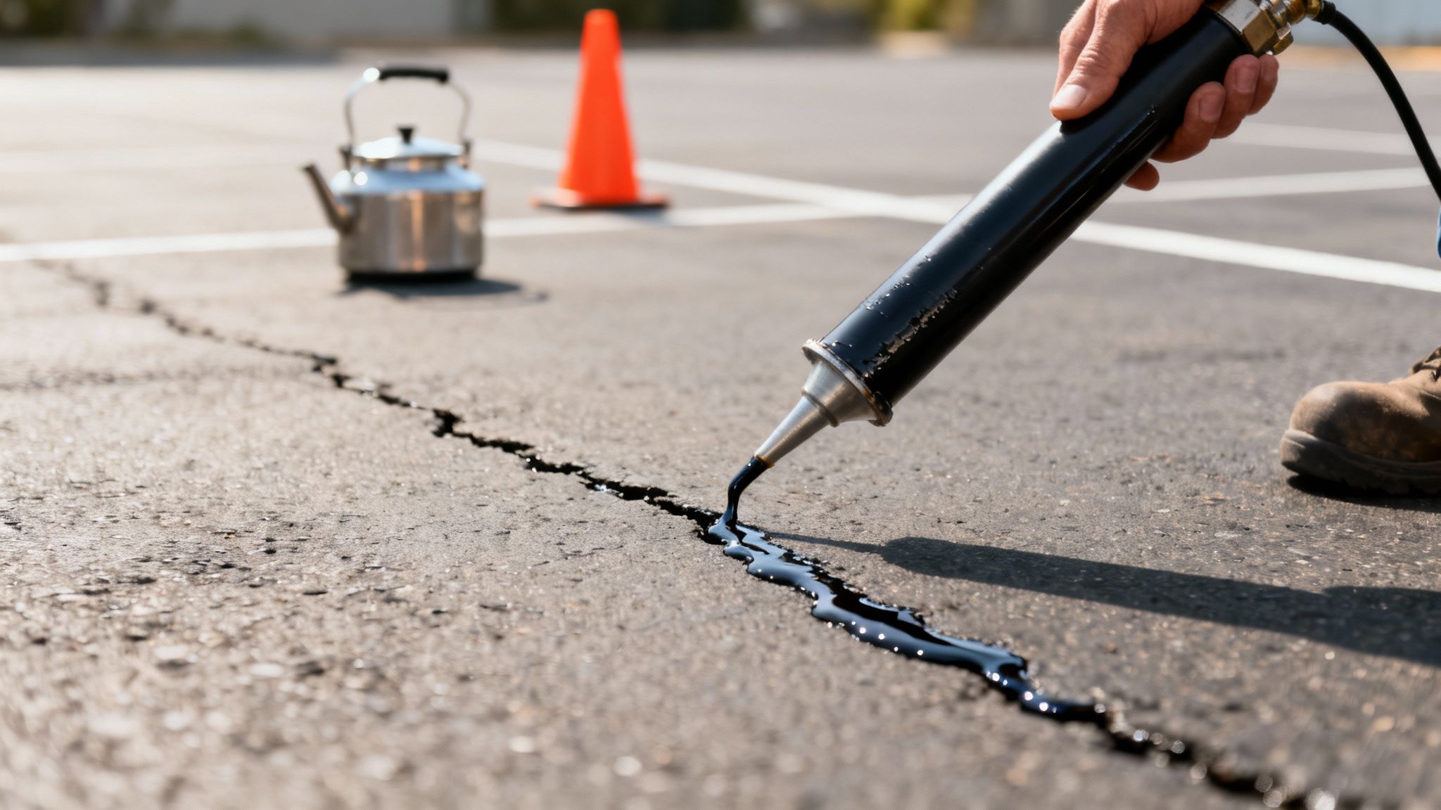 Regular Crack Sealing and Repair