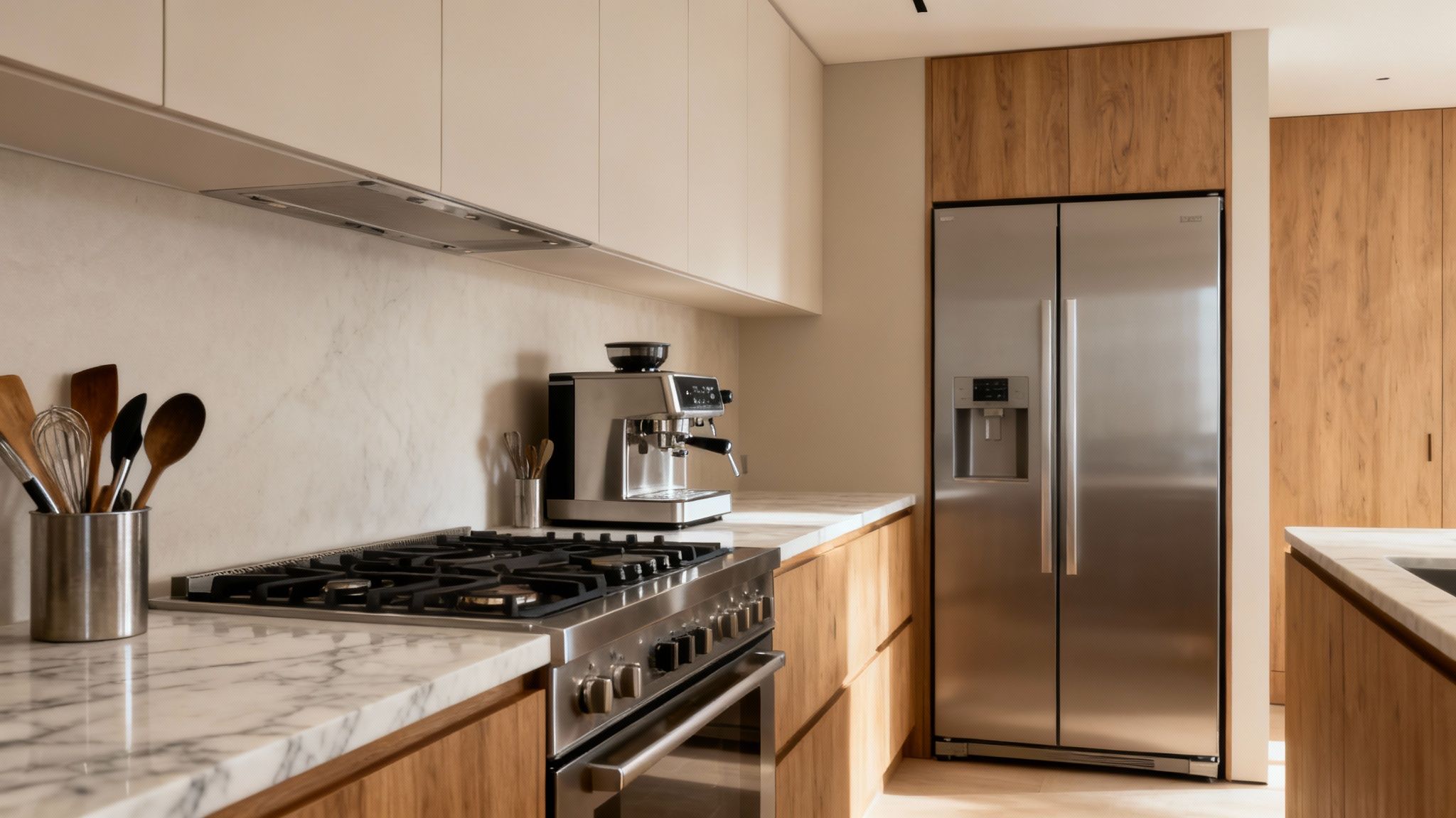 High-End Kitchen with Premium Appliances