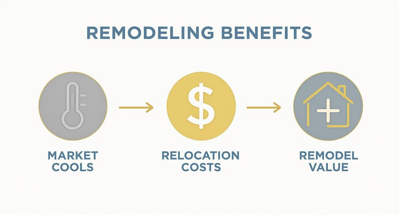 Infographic about remodel smarter: how bay area homeowners can upgrade with confidence and control costs