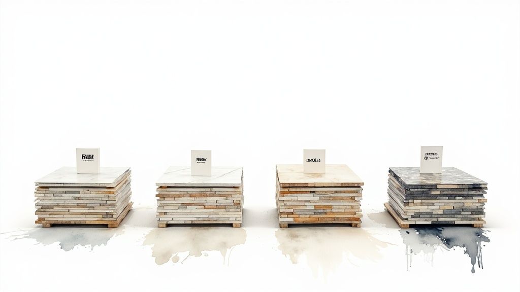 Bay Area Quartz Slab Display