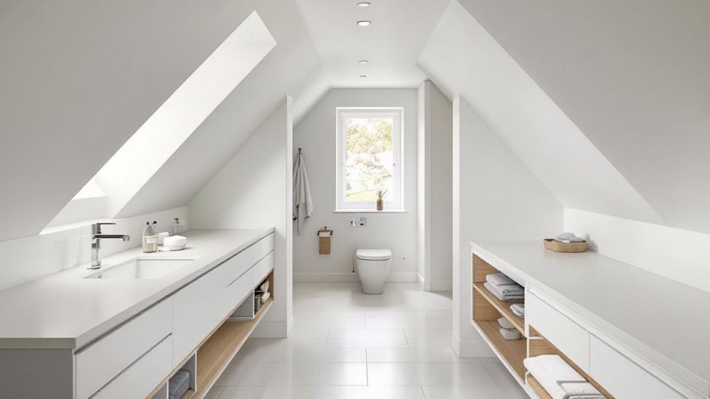 Under-Eave Storage Solutions with Built-in Fixtures