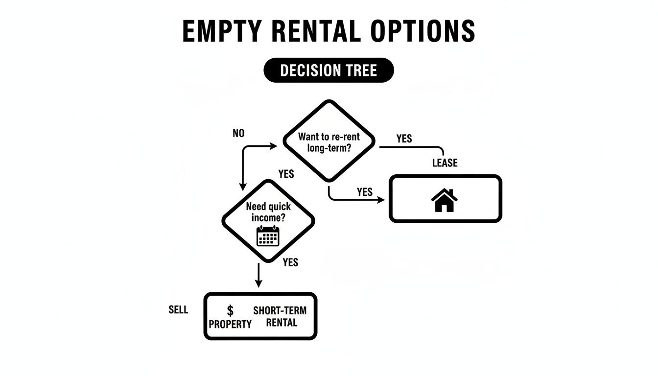 Infographic about what should i do with my empty rental property in salinas?