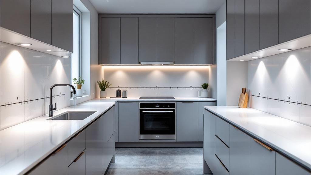 Position Lights 18-24 Inches from Wall Perimeters