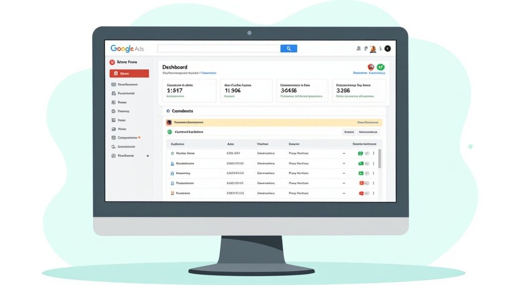 An advertisement for a plumbing company showing up at the top of a Google search results page.