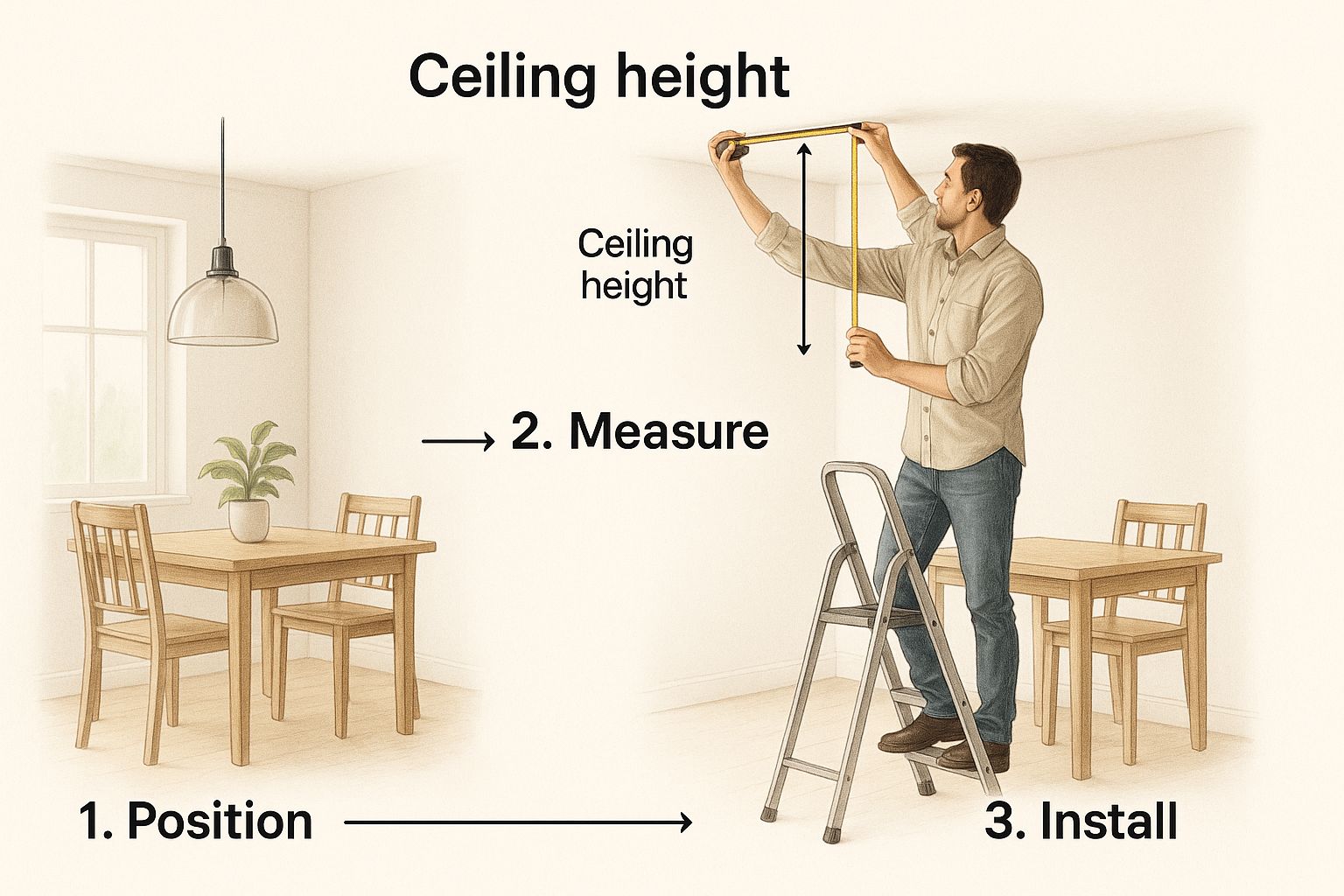 How High to Hang Chandelier above Dining Table: Perfect Height Guide