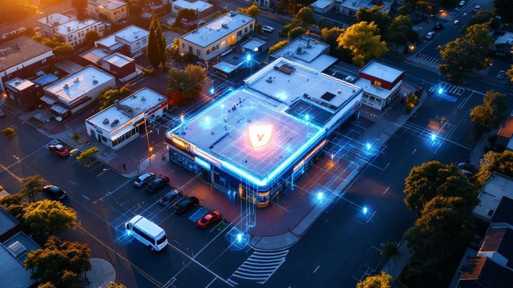 A modern office with employees working on computers, conveying a sense of a professional Salinas business environment.