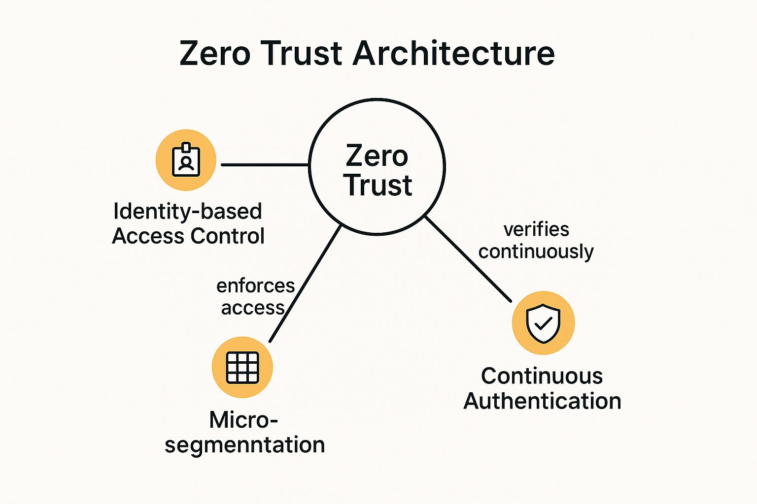 Infographic showing key data about Zero Trust Architecture
