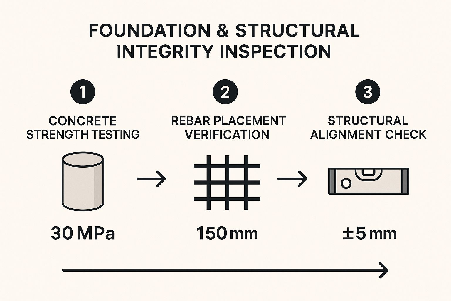 Infographic showing key data about Foundation and Structural Integrity Inspection