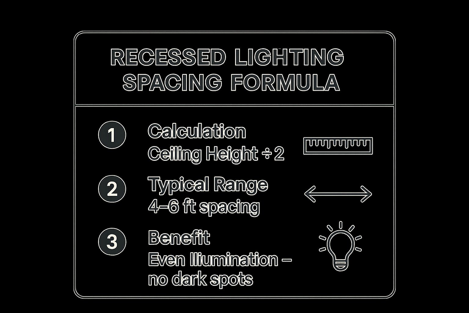 Infographic showing key data about Follow the Proper Spacing Formula