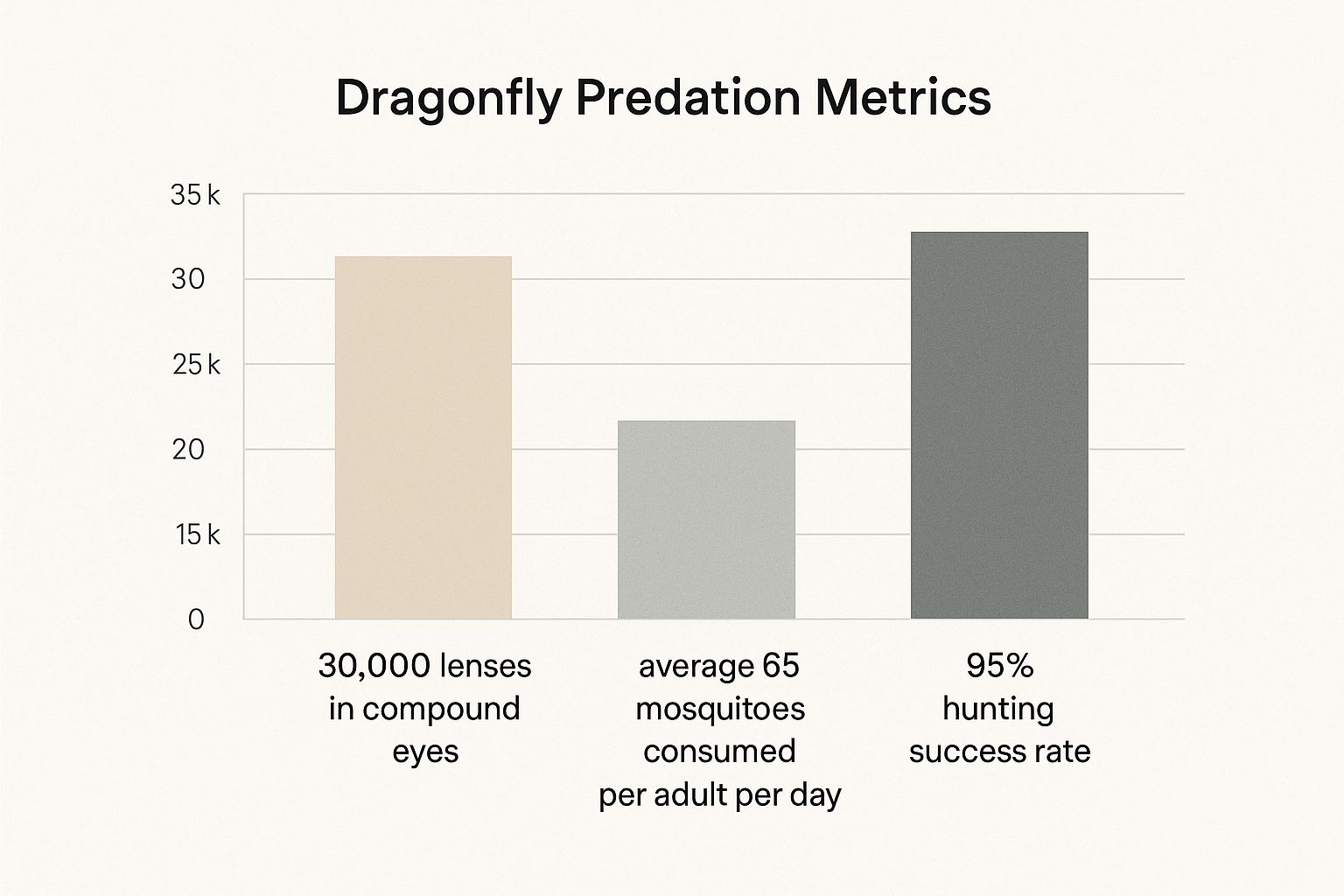 Infographic showing key data about Dragonflies (Odonata)