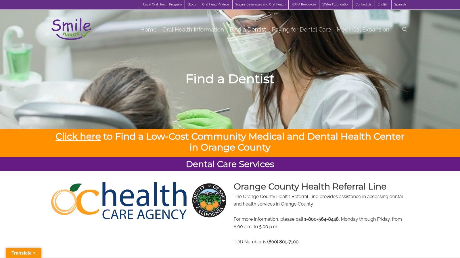 Smile Habits OC — Find a Dentist (Orange County oral-health directory)