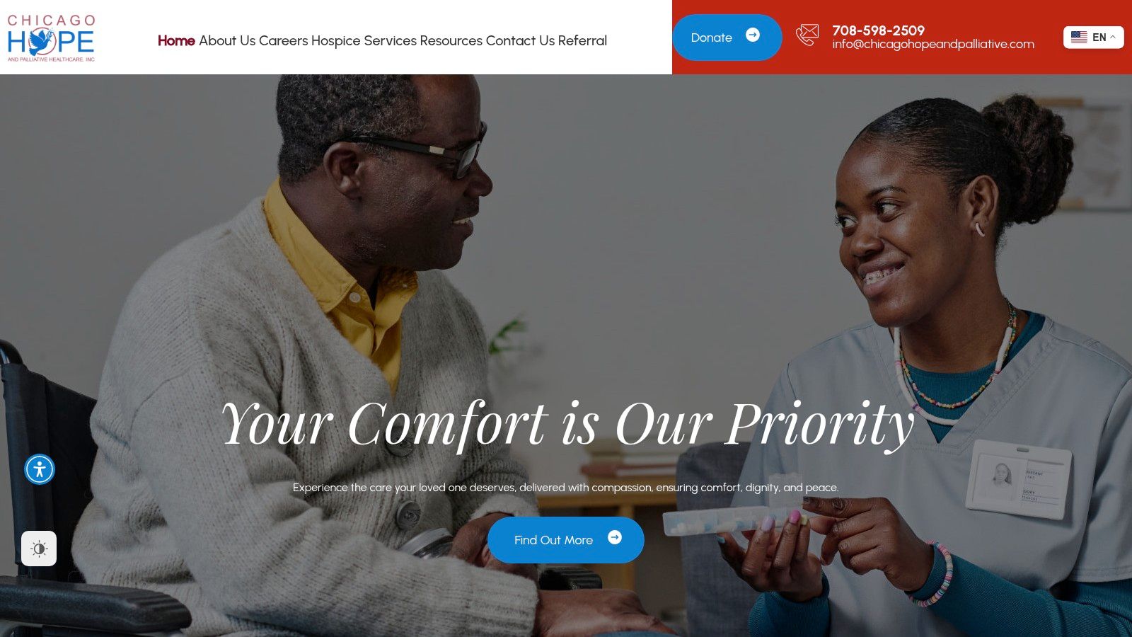 Chicago Hope and Palliative Healthcare Volunteer Program